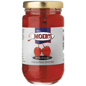 Moir's Maraschino Cherries With Stalks 150g